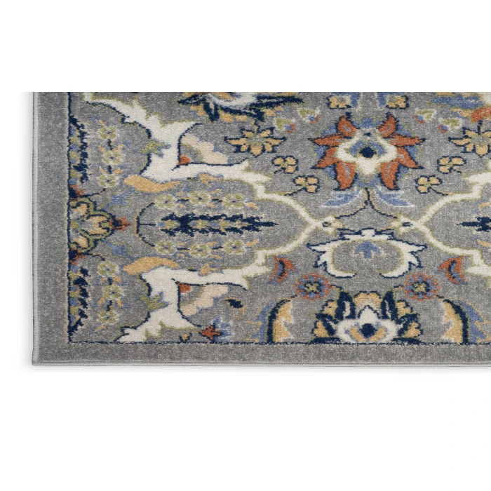 Nourison Allur Grey ALR03 7 ft. X 10 ft. Rectangle Rug