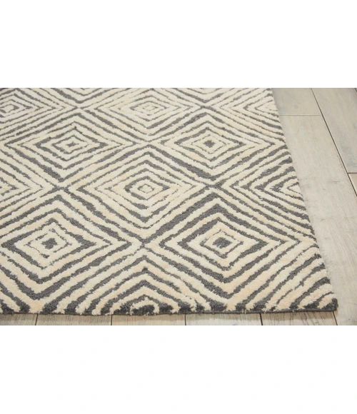 Nourison Home Deco Mod Grey 46357 3ft.9in. x 5ft.9in. Rect. Rug