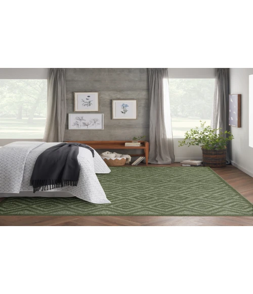 Nourison Versatile Green NRV01 8 ft. X 10 ft. Rectangle Rug