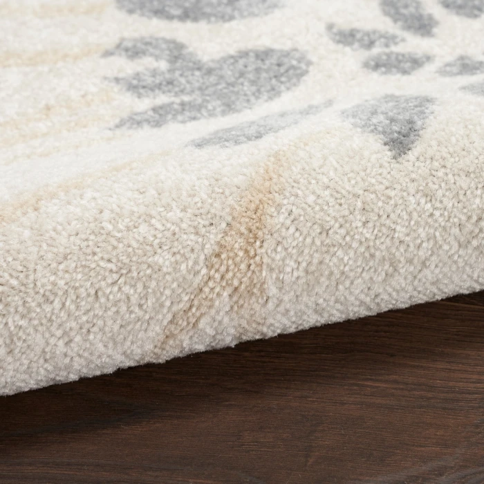 Nourison Passion Area Rug PSN17 Ivory Grey Blue 5'3" x 7'3"