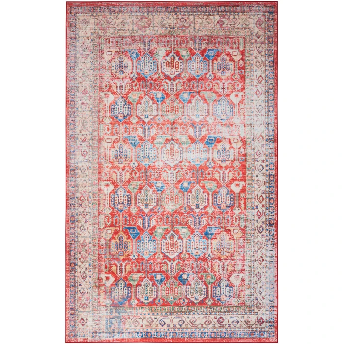 Nourison Fulton Red FUL09 2 ft. X 3 ft. Rectangle Rug