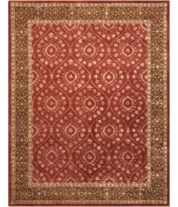 Nourison Home Symphony Red SYM06 7ft.6in. x 9ft.6in. Rect. Rug