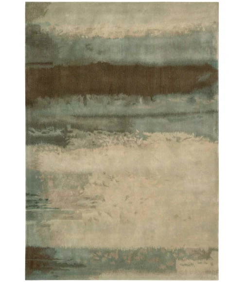 Calvin Klein Home Luster Wash Green SW10 8ft.3in. x 11ft. Rect. Rug