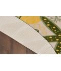 Nourison Aloha Green Yellow ALH24 5 ft. 3 in. Round Rug