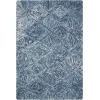 Nourison Interlock - Itl01 Denim Area Rug 3 ft. 9 X 5 ft. 9 Rectangle