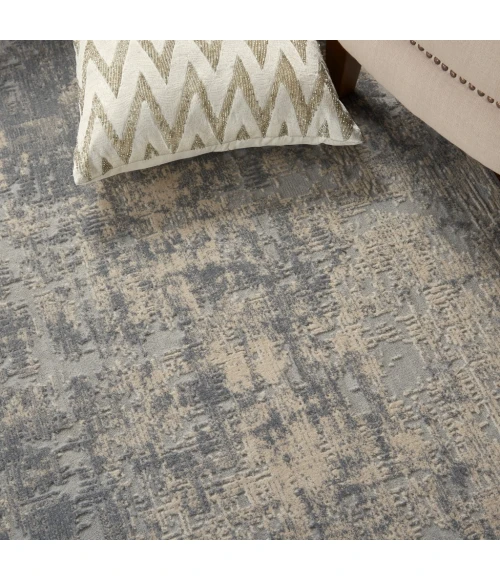 Nourison Rustic Textures Area Rug RUS01-Ivory/Silver