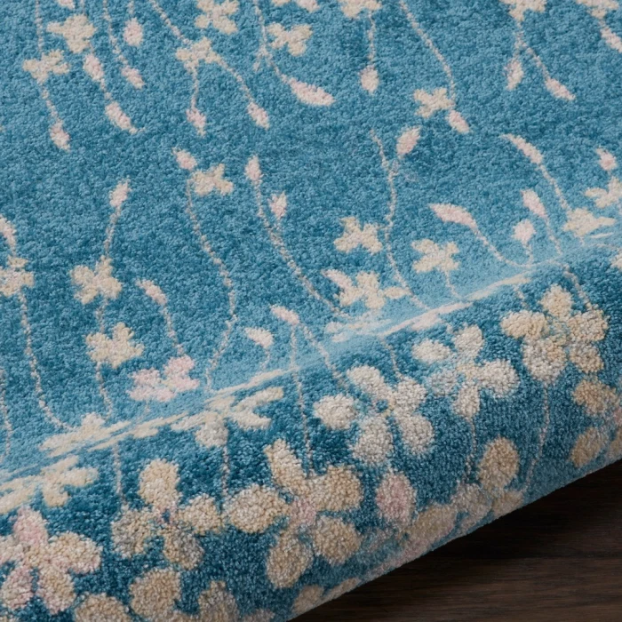 Nourison Tranquil Area Rug TRA04-Turquoise