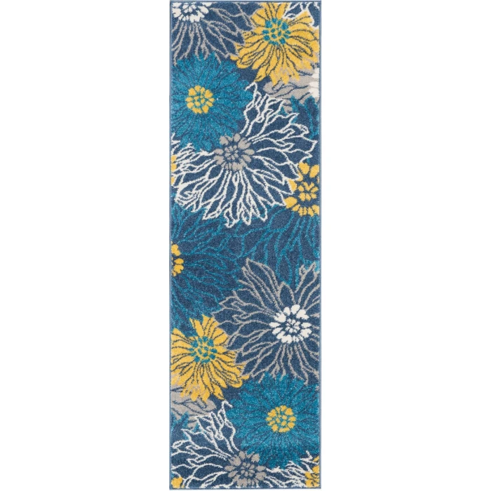 Nourison Passion Runner Area Rug PSN17-Blue