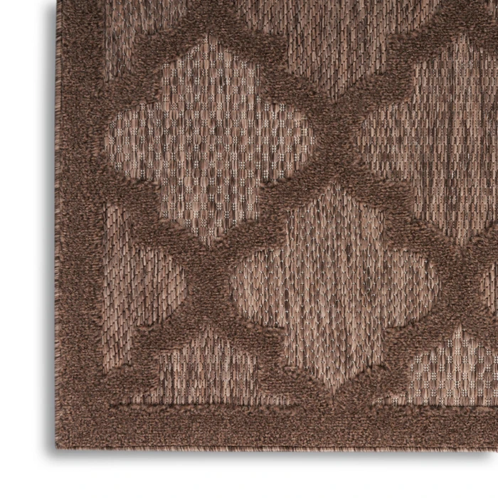 Nourison Home Easy Care Brown NES01 2 ft. X 6 ft. Rectangle Rug