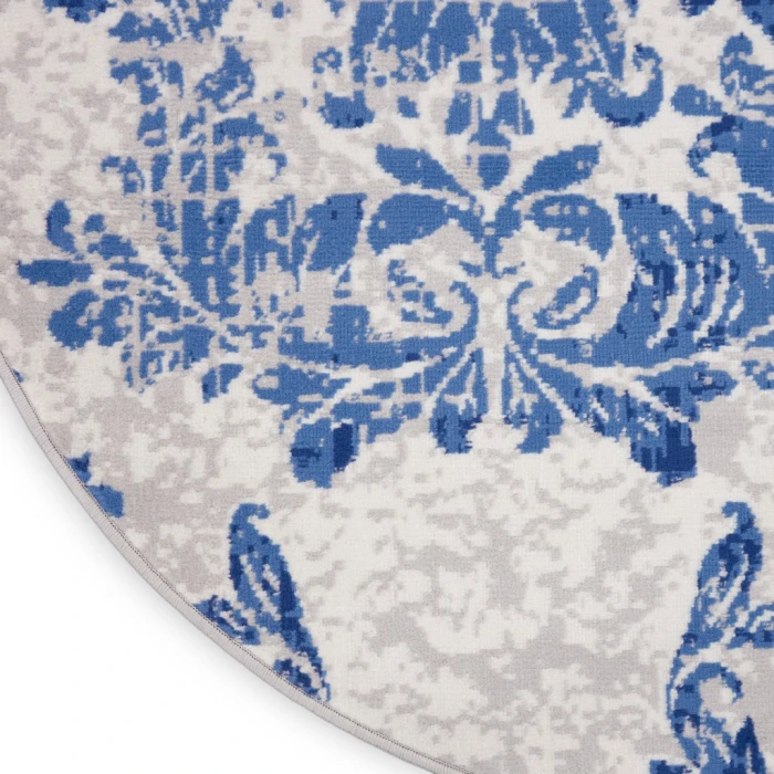 Nourison Whimsicle Area Rug WHS11-Ivory Navy