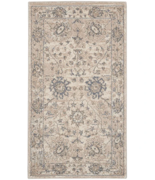 Kathy Ireland Moroccan Celebration Area Rug KI384-Ivory/Sand