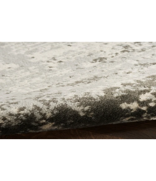 Nourison Serenity Home Ivory Grey SRH06 2 ft. 2 in. X 7 ft. 6 in. Rectangle Rug