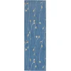 Nourison Home Grafix GRF15 Light Blue 2 ft. 3 in. X 7 ft. 6 in. Area Rug