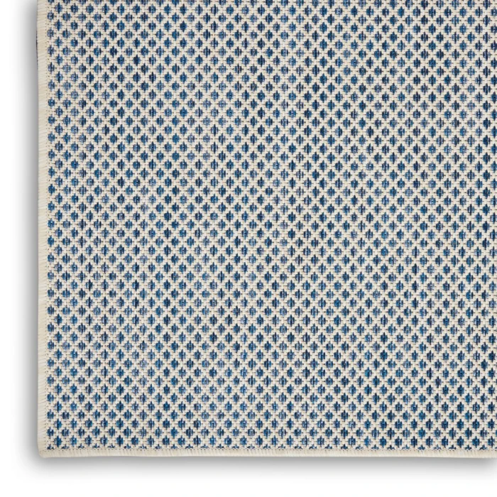 Nourison Courtyard Area Rug COU01-Ivory Blue