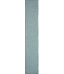 Nourison Home Positano POS01 Aqua 2 ft. 2 in. X 12 ft. Area Rug