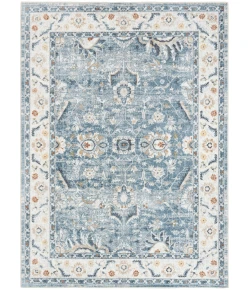 Nourison Home Astra Machine Washable ASW20 Blue 6 ft. 7 in. X 9 ft. Area Rug