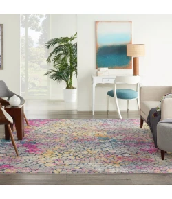 Nourison Home Passion PSN34 Yellow Multicolor 8 ft. X 10 ft. Area Rug