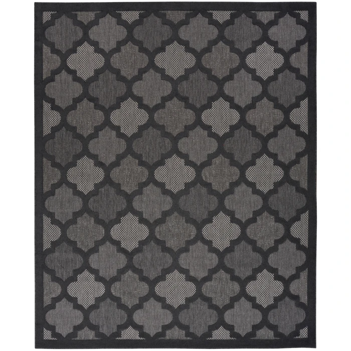 Nourison Easy Care Area Rug NES01 Charcoal/Black