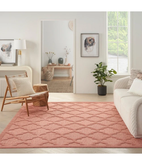 Nourison Easy Care Area Rug NES01 Coral/Orange