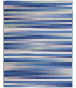 Nourison Home Whimsicle WHS12 Blue Multicolor 8 ft. 4 in. X 11 ft. 6 in. Area Rug