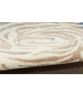 Nourison Aloha Blue Grey ALH32 7’10” Round Rug