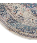 Nourison Vintage Kashan Area Rug VKA07-Ivory Blue