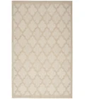 Nourison Easy Care Cream NES01 9 ft. X 12 ft. Rectangle Rug