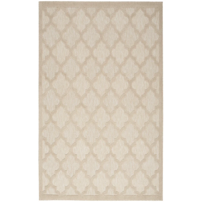 Nourison Easy Care Cream NES01 9 ft. X 12 ft. Rectangle Rug