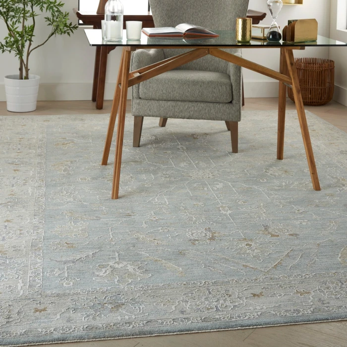 Nourison Infinite Blue IFT05 8 ft. X 10 ft. Rect. Rug