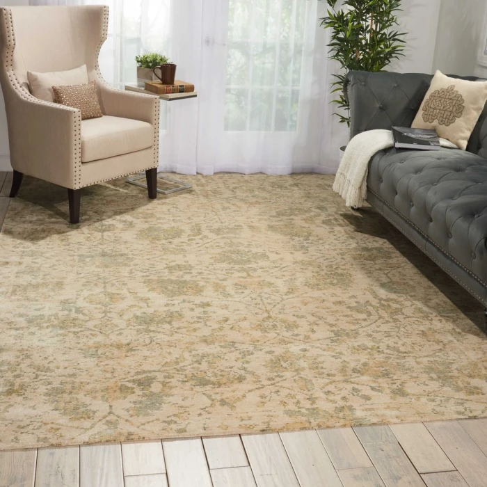 Nourison Home Lucent Cream / Ivory LCN05 8ft.6in. x 11ft.6in. Rect. Rug
