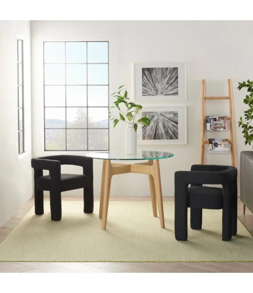 Nourison Courtyard Area Rug COU01-Ivory Green