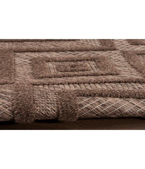 Nourison Versatile Brown NRV01 9 ft. X 12 ft. Rectangle Rug
