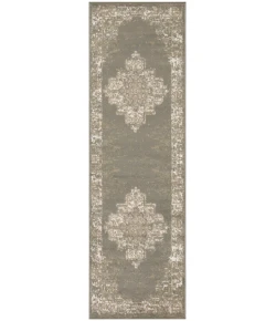 Nourison Home Grafix GRF14 Olive 2 ft. X 6 ft. Area Rug