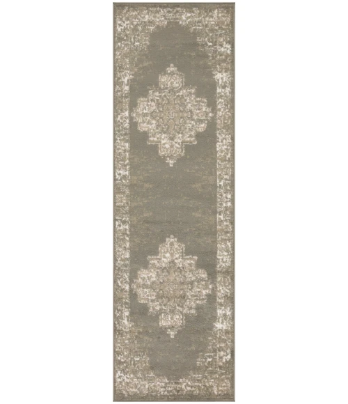Nourison Grafix Olive GRF14 2 ft. X 6 ft. Rect. Rug
