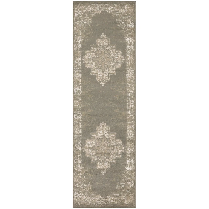 Nourison Grafix Olive GRF14 2 ft. X 6 ft. Rect. Rug