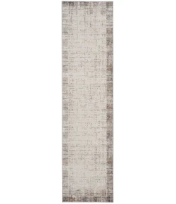 Nourison Home Elation ETN05 Ivory Grey 2 ft. 2 in. X 12 ft. Area Rug