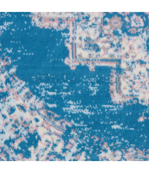 Nourison Grafix Round Area Rug GRF14-Blue