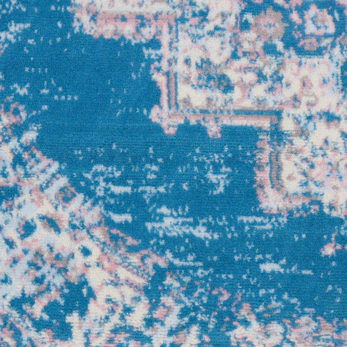Nourison Grafix Round Area Rug GRF14-Blue