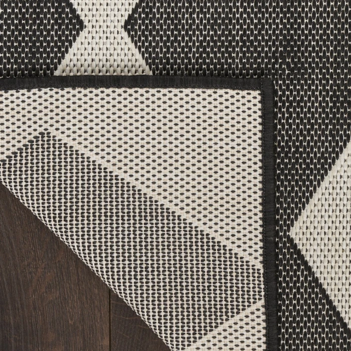 Nourison Positano Black POS04 3ft. x 5ft. Rect. Rug