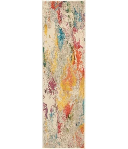 Nourison Home Celestial CES12 Ivory/Multicolor 2 ft. 2 in. X 7 ft. 6 in. Area Rug