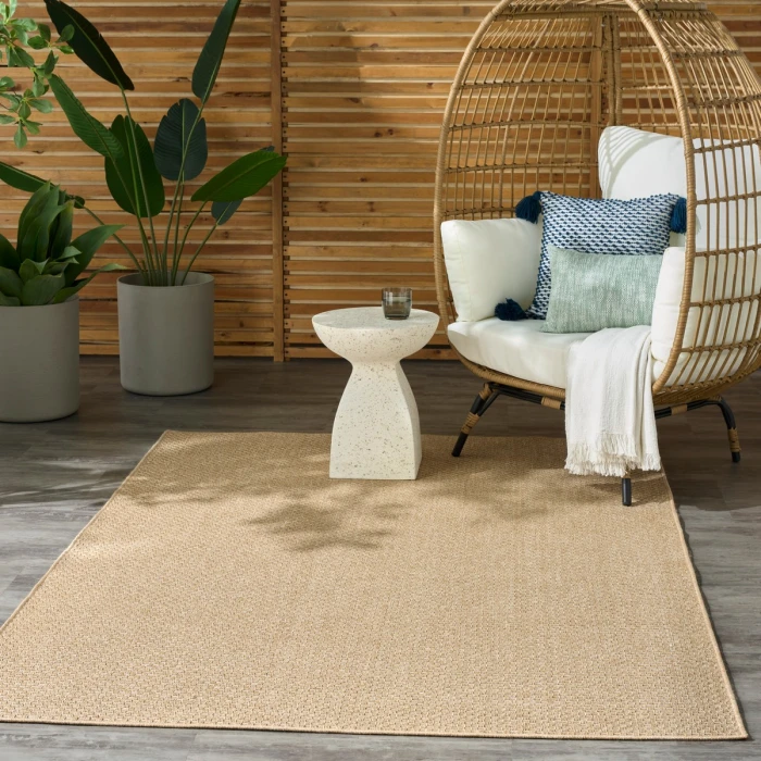 Nourison Tulum Taupe TLM03 4 ft. X 6 ft. Rect. Rug