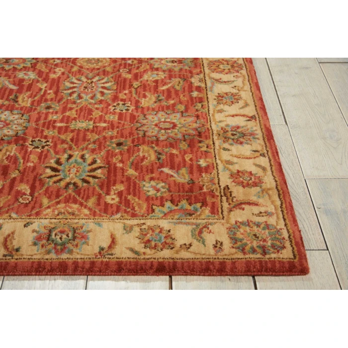 Nourison Home Living Treasures Red LI05 2ft.6in. x 4ft.3in. Rect. Rug