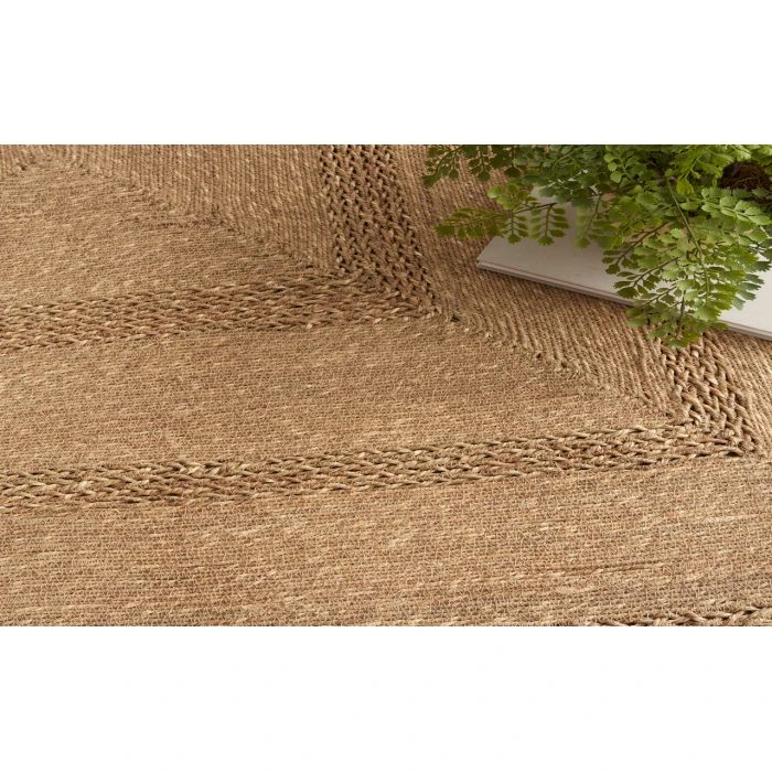 Nourison Natural Seagrass Natural NSG01 6 ft. X 9 ft. Rectangle Rug