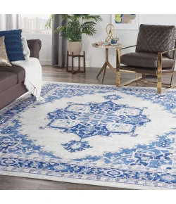 Nourison Home Whimsicle WHS03 Ivory Blue 8 ft. X 10 ft. Area Rug