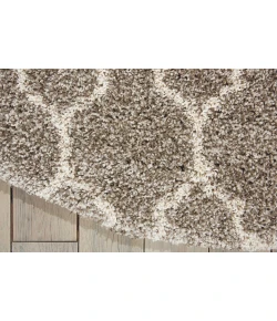 Nourison Home Amore Grey AMOR2 6ft.7in. x Round Round Rug