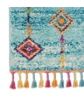 Nourison Nomad Aqua NMD04 2ft.2in. x 4ft. Rect. Rug