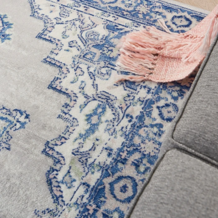 Nourison Whimsicle Area Rug WHS03-Grey Blue