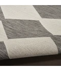 Nourison Positano Charcoal POS04 2ft.2in. x 12ft. Rect. Rug