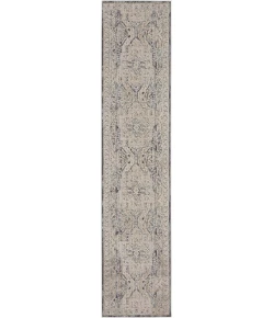 Nourison Home Lynx LNX01 Ivory Charcoal 2 ft. 3 in. X 10 ft. Area Rug