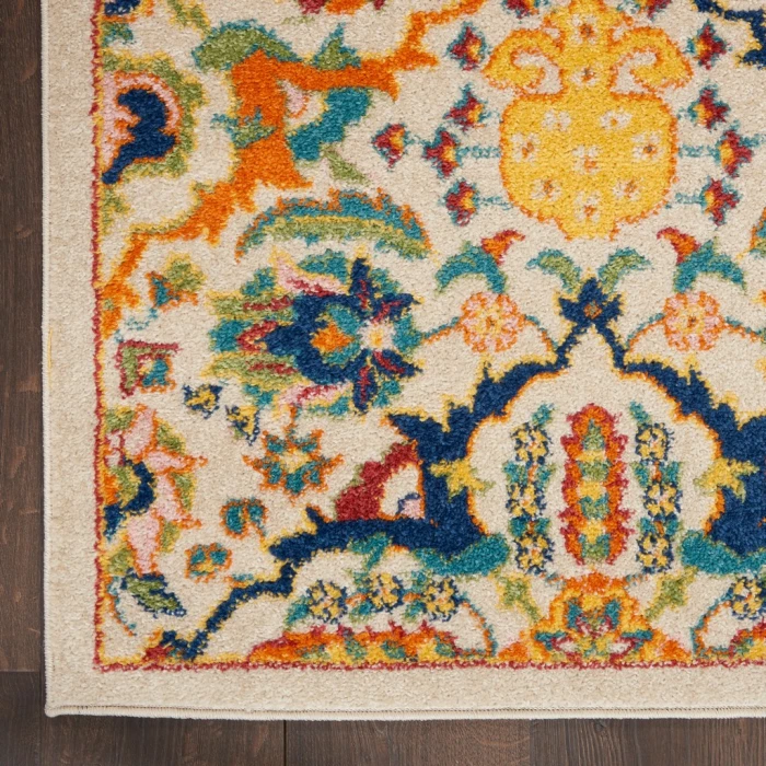 Nourison Allur Area Rug ALR03-Ivory Multicolor
